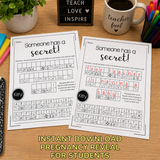 Your Teacher is Having a Baby Puzzle Code Pregnancy Reveal for Students
