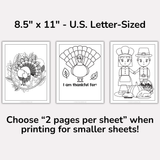 Thanksgiving Coloring Pages