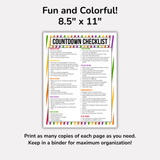 Printable Thanksgiving Planner