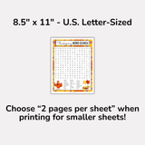 Thanksgiving Word Search