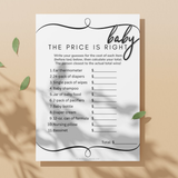 The Price is Right Baby Shower Game