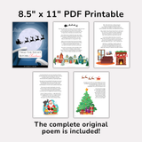 Twas the Night Before Christmas Mini Book