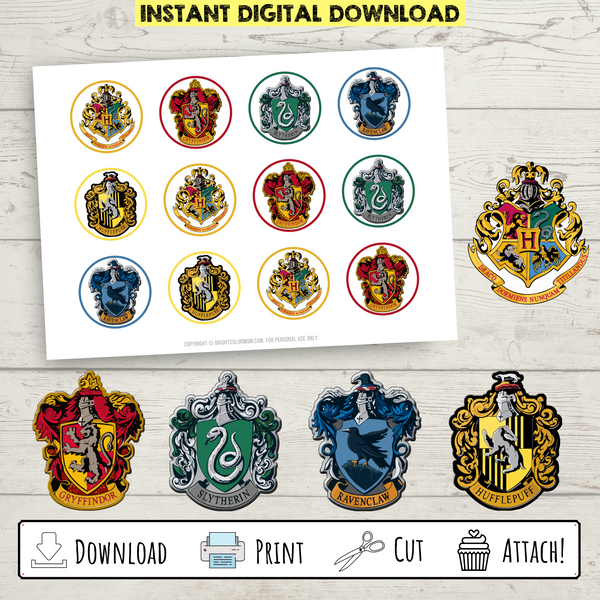 harry-potter-printables-bright-color-mom-shop for Free Printable Harry Potter Cupcake Toppers Harry Potter Printables – Bright Color Mom Shop for Free Printable Harry Potter Cupcake Toppers