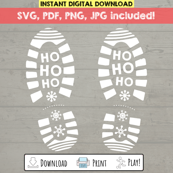 Santa Footprint Stencil SVG Clipart – Bright Color Mom Shop santa-footprint-stencil-svg-clipart-bright-color-mom-shop